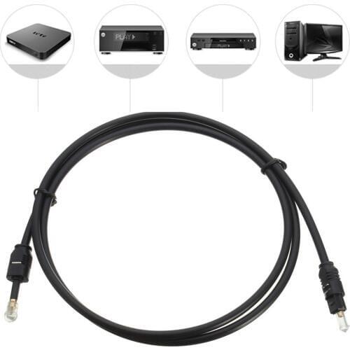 1m 3ft Toslink to Mini Plug 3.5mm Digital Optical SPDIF Audio Cable Gold Plated