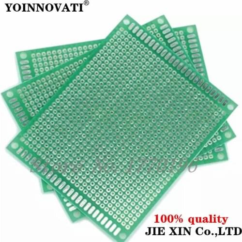 1pcs 7x9 cm PROTOTYPE PCB 7*9cm panel double coating/tinning PCB Universal Board double Sided PCB 2.54MM board Green