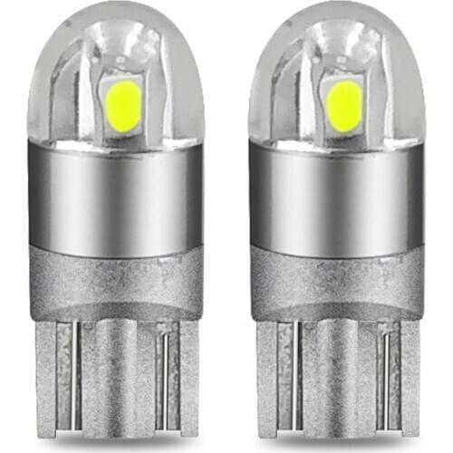 2PCS Car Lights T10 LED 3030 2SMD For W5W Led White LED Wedge Side Bulbs Lamp 9-24V Parking Bulb Car External Clearance Lights
