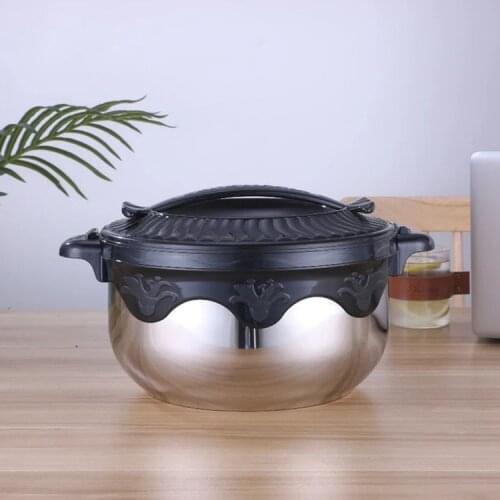 4Pcs 2.3/4.3/5.3/7.3L Food Warmer Lunch Box Hot Pot Ramadan Event Party Lasting Family Gatherings