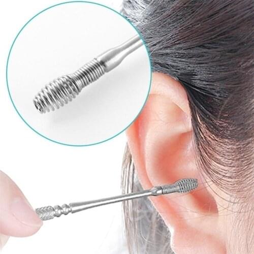 5-piece set steel ear pick ear spoon ear ear picker pickers picker ear ear cleaner dug E8S8