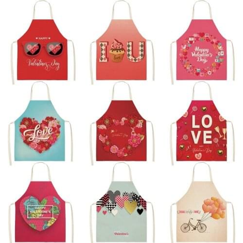 Love theme apron apron kitchen aprons for woman maid apron kawaii apron apron kids baking accessories aprons for woman Linens