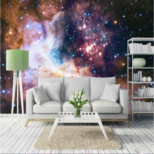 Star Galaxy Cosmic 3d murals wallpaper living room TV backdrop bedroom wall painting wallpaper for walls Home Decorations