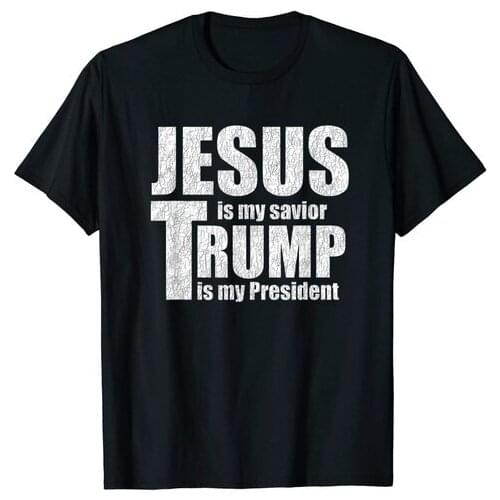 Jesus Is My Savior Trump Is My President 2020 Election T-Shirt