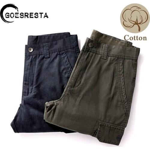 Cotton Solid Color Summer Casual Shorts Men Brand 2021 New Fashion Sports Cotton Cargo Shorts Large Size 29-40 Loose Men Shorts
