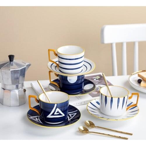 KASTMOON Coffee Cups And Saucers