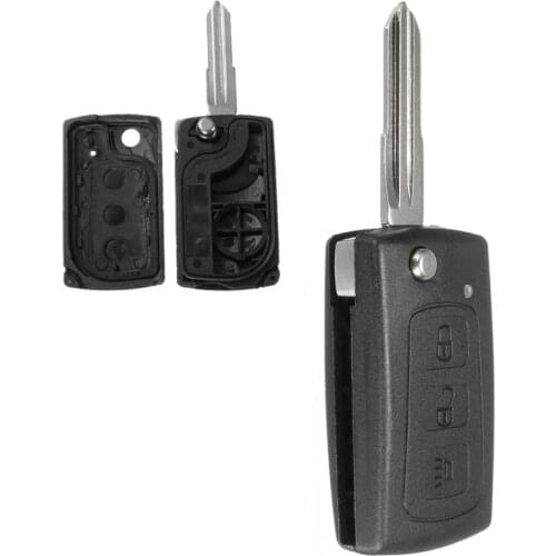 Keychannel 1PCS For Great Wall HAVAL HOVER H3 H5 Car Remote Flip Key Case Shell Fob Replacement 3 Button Key Shell With logo