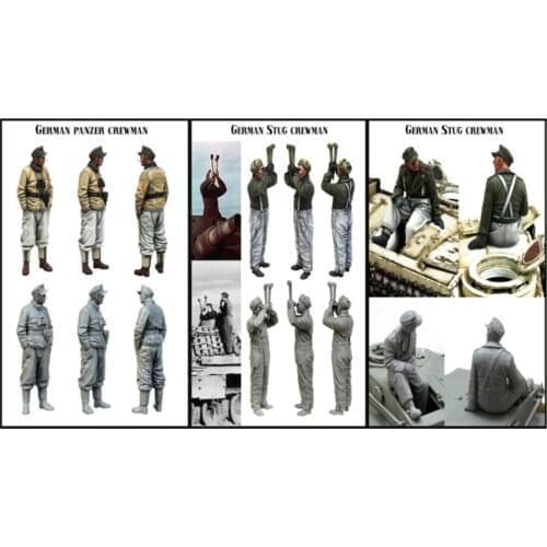 WWII German Army 3-Person Kit Model