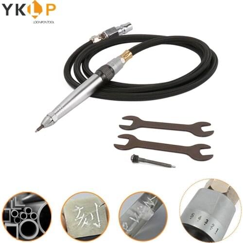 Pneumatic Engraving Lettering Tool Air Micro Grinder Scribe Hammer Pen Air Pencil Die Grinder Hose Engraving Pen