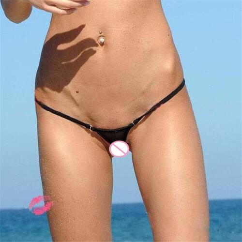 Transparent Sexy Mini Micro Thongs G Strings Bikini Bottom Low Rise Women Sexy Tangas T Back Panties Erotic Lingerie Underwear