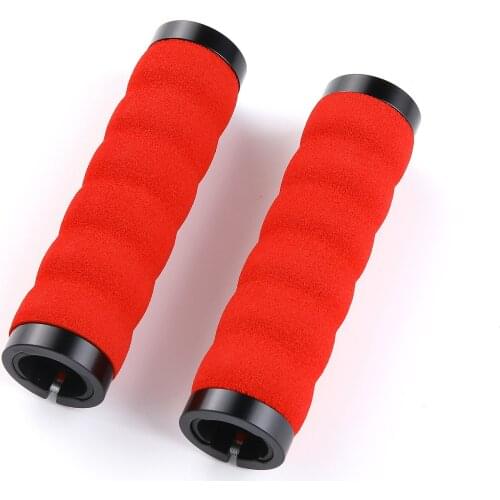 Bike Grips MTB/Road Bicycle Handlebars Round Grips Sponge Locked Grips Mountain Bike Grips Comfotable Grips AG203