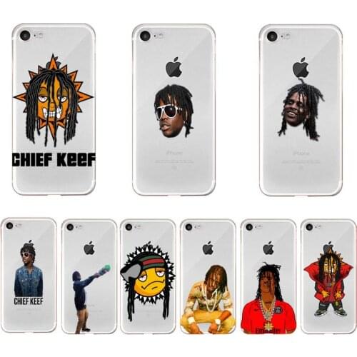 YNDFCNB Chief Keef Phone Case For iPhone X XS MAX 6 6s 7 7plus 8 8Plus 5 5S SE 2020 XR 11 11pro max Clear funda Cover