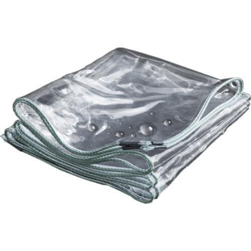 0.3mm or 0.5mm very thick Waterproof Highly transparent Outdoor shelter Plastic film Soft PVC Rainproof Cloth Sunshade tarpaulin