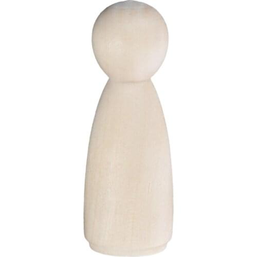 16 Pcs People Shapes, Male&Female Decorative Wooden Doll People, Unfinished Wooden Peg Doll Bodies, Great For Arts And Crafts