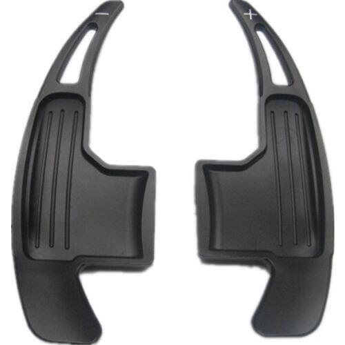 2PCS Car Steering Wheel Shift Paddles Aluminum Extension Shifters Stickers for Ford Mustang 2015 2016 2017 2018 2019