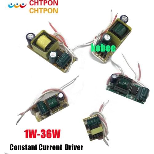2pcs LED Driver Constant Current Lamp Power Supply 280mA 300mA 1W 3W 5W 7W 9W 10W 20W 30W 36W Isolation Lighting Transformer