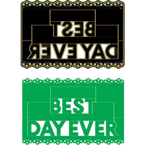 3D Pop UP BEST DAY EVER Greeting Card For Family Friends Gift Card For DIY Scrapbooking Crafts Paper Cards Making 2021 New