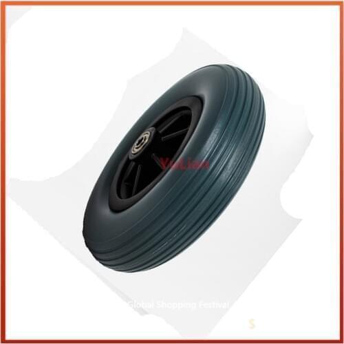 8 inch PU tire 200 * 50mm electric wheelchair solid tire front wheel