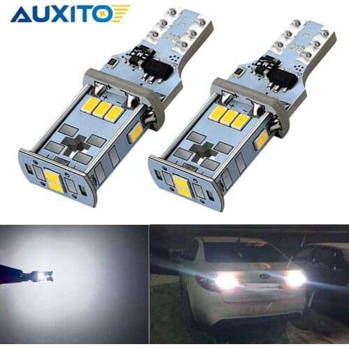 AUXITO 2Pcs W16W T15 Canbus Car Backup Reverse Light For Lexus RX330 IS250 IS200 ES350 LS400 LS460 Error Free Rear Lamp Bulb