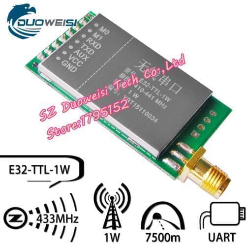 E32-TTL-1W 1W high power SX1278 / 1276 wireless modules | 433M long distance data transmission LORA spread over SI4432