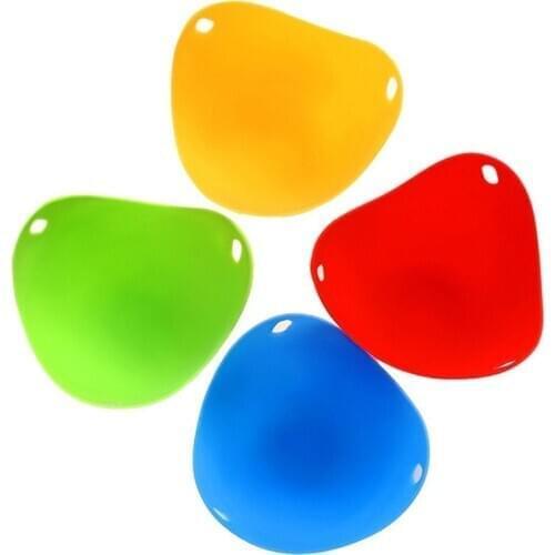 Hot sale Silicone Egg Poacher Poaching Pods Egg Mold Bowl Rings Cooker Boiler Kitchen Cooking Accessories Pancake Maker4pcs/set