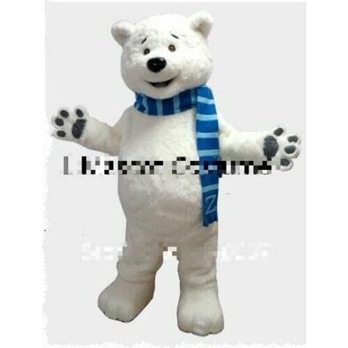 MASCOT Polar Bear Mascot Costume Custom Fancy Costume Anime Cosplay Kits Mascot Handmade Interesting Cartoon Character Clothing