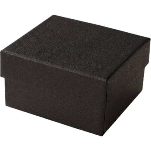 Multisize Square Rectangle Jewelry Organizer Box Engagement Ring for Earring Necklace Bracelet Display Gift Box Black Paper Box