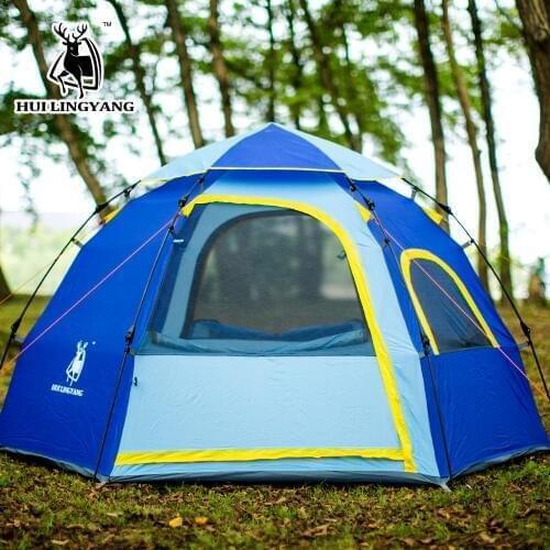 Instant Family Tent 3-4 Person Large Automatic Pop Up Waterproof for Outdoor Sports Camping Hiking Travel Beach Tents barraca