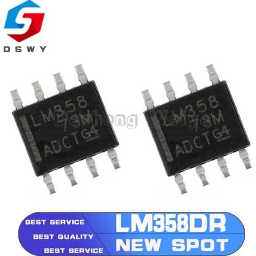 10PCS LM358DR SOP LM358D SOP8 LM358 SOP-8 SMD New and Original IC Chipset