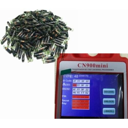 OEM ID48 TP08 Glass Transponder Chip for KD-X2 VVDI Mini Key Tool Copy Unlock Car Key Chip