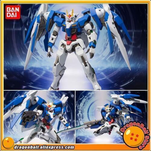 Anime "Mobile Suit Gundam 00" Original BANDAI Tamashii Nations METAL Robot Spirits Action Figure - 00 Raiser + GN Sword III