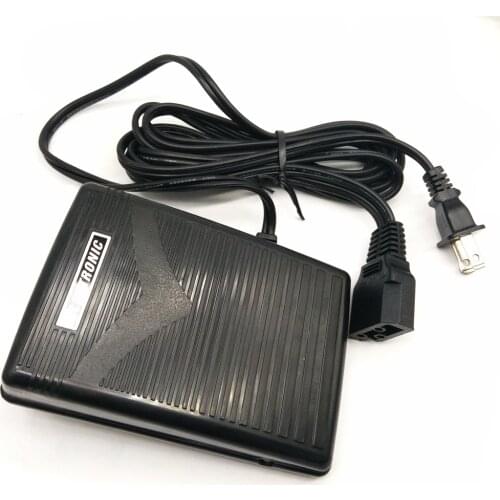 Foot Control Pedal & Cord #411646W For Bernette, Singer, Riccar, Viking, White