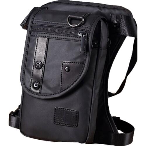 Waist Pack Motorcycle Rider Purse Leg Bags With Belt Waterproof Hip Men Messenger Shoulder Bags Cross Body