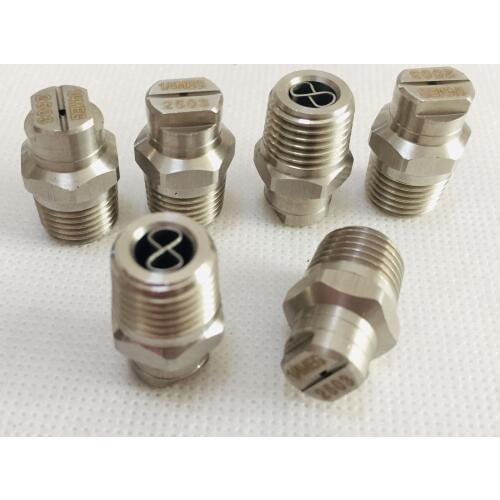 20pcs/Lot)1/4" MEG High pressure road sweeper spray nozzle,MEG Stainless steel flat fan spray nozzle
