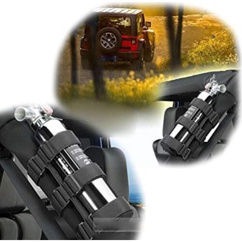 Car Fire Extinguisher Mount Strap For Jeep Wrangler Fixed Bar JK JL Fire Extinguisher Car 97-18 Holder Sundry Roll TJ P5S4