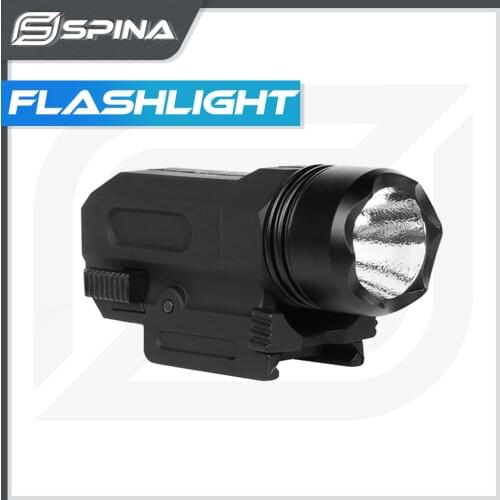 Tactical Airsoft Handgun Flashlight LED Glock Gun Flash Light Tactical Torch Flashlight with 20mm Mount for Glock 17 19 18C 24