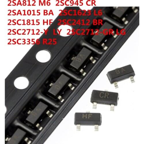 100pcs/lot 2SC1623 L6 SOT-23 TRANSISTOR