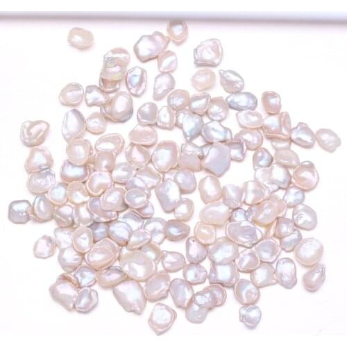 High-Quality Freshwater Cultured Petals Pearl Regenerated Beads 10 Pieces Of Pink Pearls DIY Jewelry Decoration
