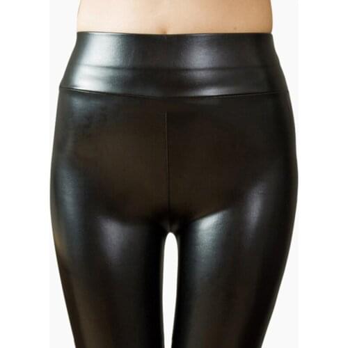ZCLHP Women's Leather Leggings