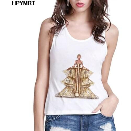 Libra Girl Printed New Summer Tank Tops Women Fashion Fun Graphics Lady Streetwear Sexy Vest Female Sleeveless Tee Top Clothing