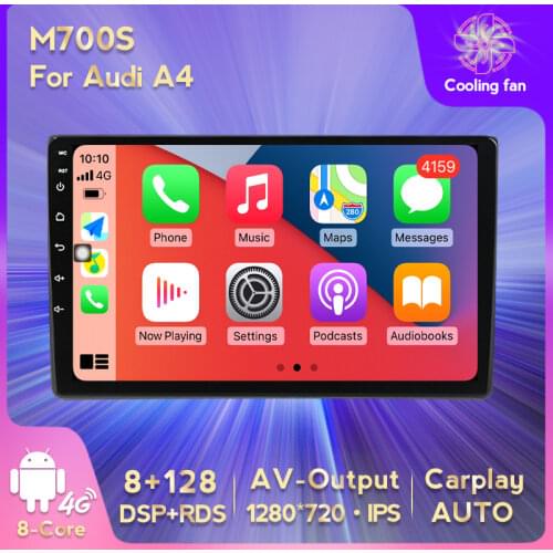 MEKEDE 6GB RAM 128GB ROM autoradio multimedia For Audi A4 B6 2000-2009 S4 RS4 Android 10 octa core Gps 2 din wifi navigation