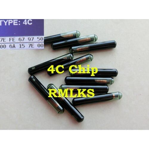 RMLKS Transponder Chip Fit For Toyota For Ford ID 4C Glass For Lexus