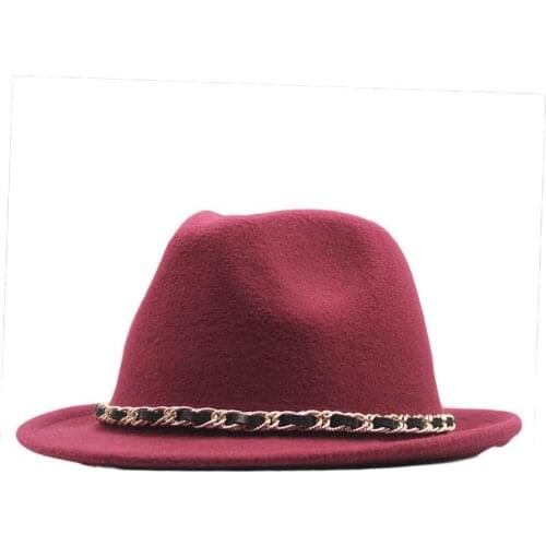 Winter Autumn Wool Fedora Hat Classical Wide Brim Hat Men Women Vintage Top Jazz Hat Bowler Sombrero Felt Cap With Ribbon