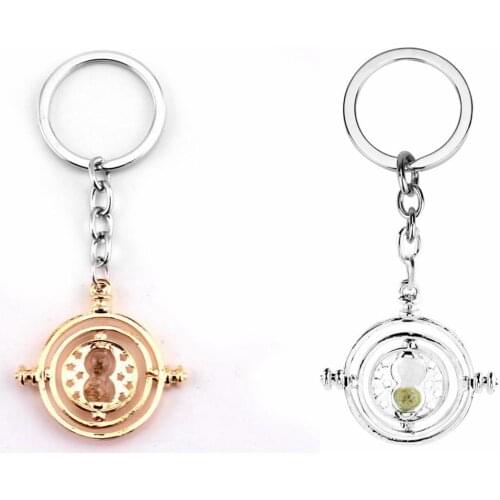 Harried Time timer hourglass Keychain Keyring Potters astronomical Time Converter Magic School Key Ring Movie for Fans New