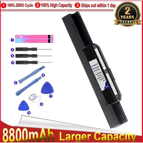 K53u 0 Cycle Battery for Asus A32 K53 A42-K53 A31-K53 A41-K53 A43 A53 K43 K53 K53S X43 X44 X53 X54 X84 X53SV X53U X53B X54H