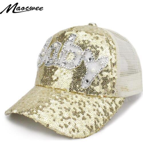 Summer Children Kid Pearl Flower Cap Baseball Cap Hat For Girls Children Adjustable Baby Snapback Casquette For 2-8 Years old