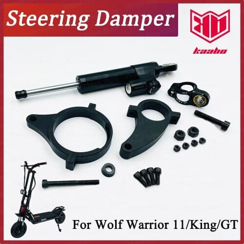 Original Kaabo Wolf Warrior 11inch Steering Damper Kit Electric Skateboard Parts Wolf King GT Scooter Accessories