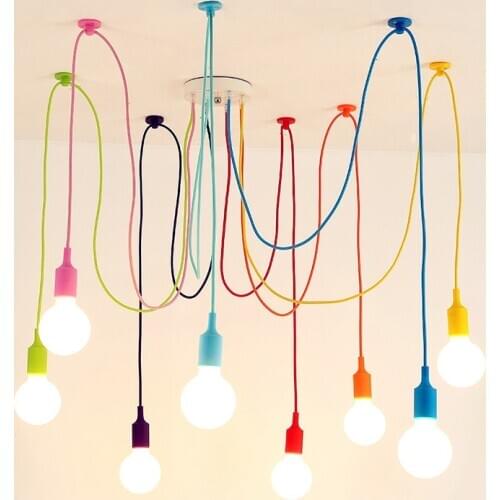Creativity Colorful Pendant Lights Modern design Indoor Pendant Lamps for Childrens Room Living Room Dining Room Study Bedroom
