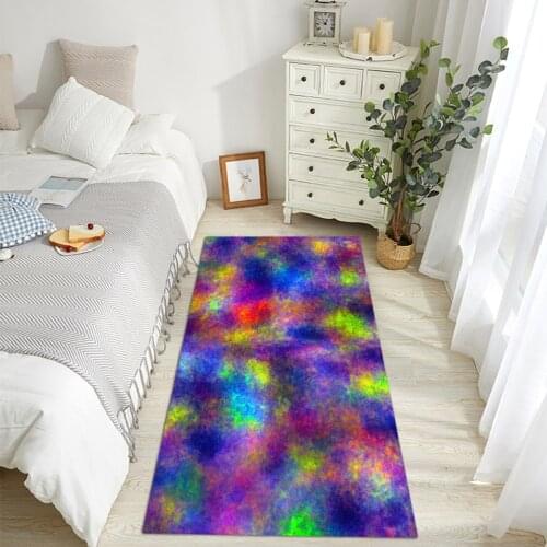 Colorful Rug For Girl Bedroom Bedside Modern Decoration 3D Carpets For Living Room Hallway Kitchen Rug Set Home Front Door Mat