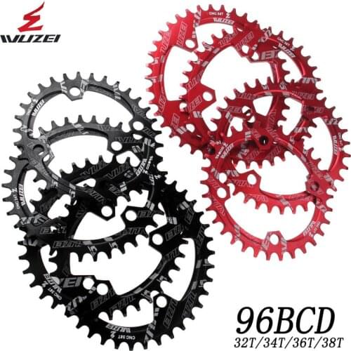 WUZEI BCD 96mm Round/Oval Bicycle MTB Mountain Chain Wheel 32T 34T 36T For M7000 M8000 M9000 Crank